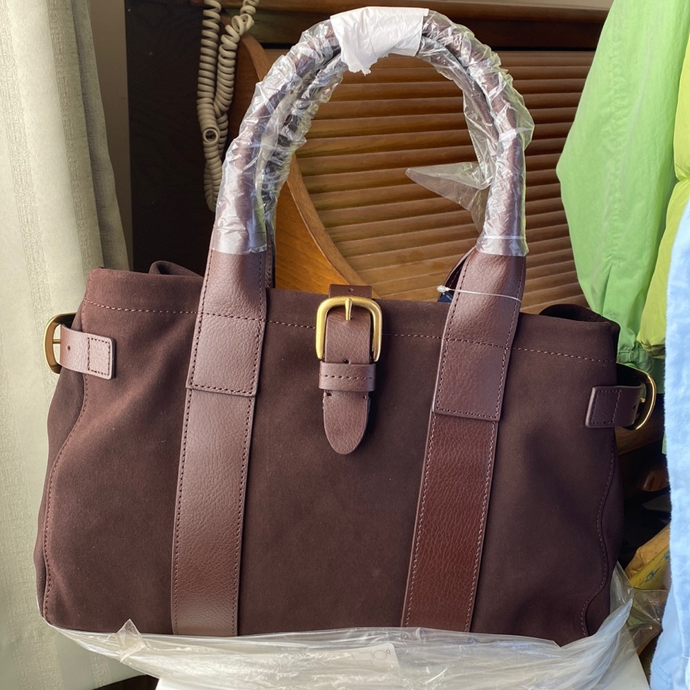 Suede & leather handbag!   👜